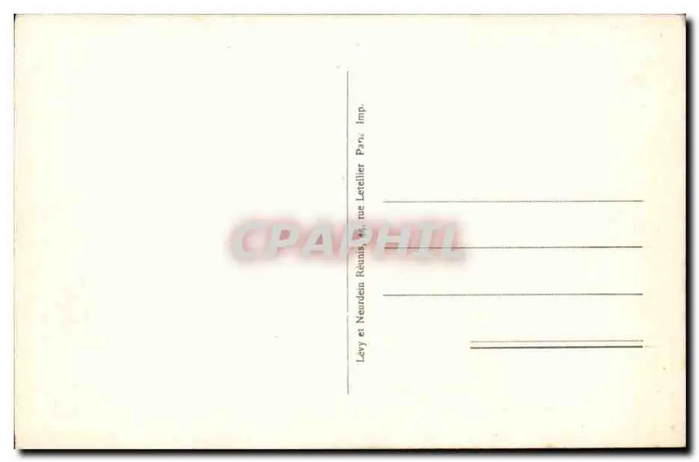 Bassins do Doubs — Vista Geral — Rochers Louis-Philippe II — editor Letellier, Lyon - Verso