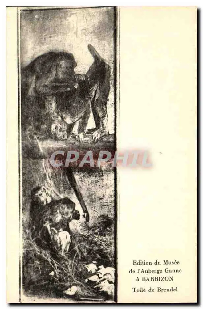 Brendels Leinwand — Ganne-Gasthof in Barbizon — Ausgabe des Museums des Ganne-Gasthofs - Vorderseite