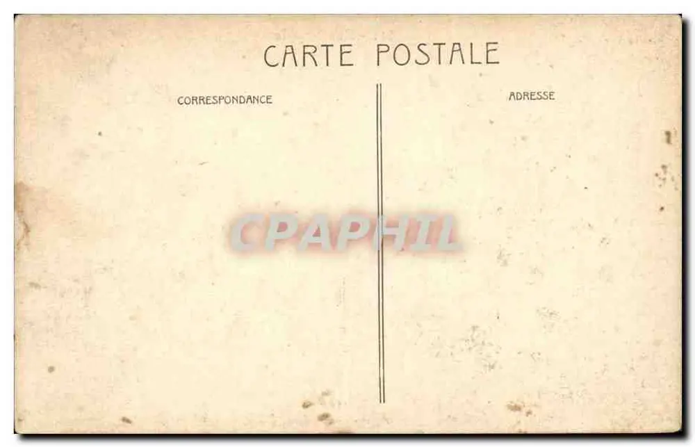 Rue Royale — Aussicht der Straße mit dem Panthéon im Hintergrund — unbekannter Verlag, Seriennummer 61 - Rückseite