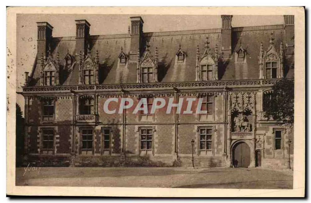 Schloss Blois — Fassade Louis XII — Éditions d'Art Yvart, Paris - Vorderseite