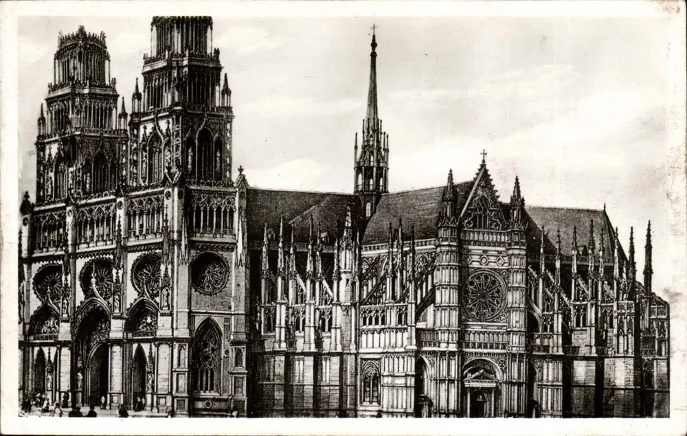 Orléans — Die Kathedralekirche Sainte-Croix — L. Lenoir, Orléans - Vorderseite