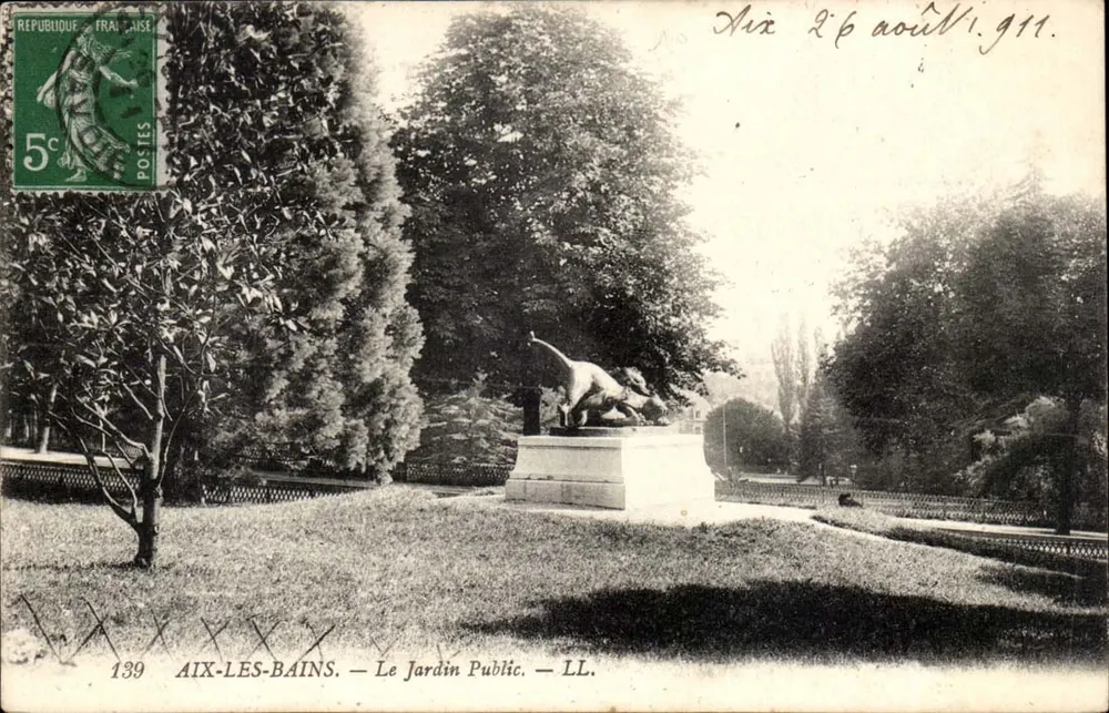 Aix-les-Bains — O Jardim Público — LL. — N° 139 - Frente