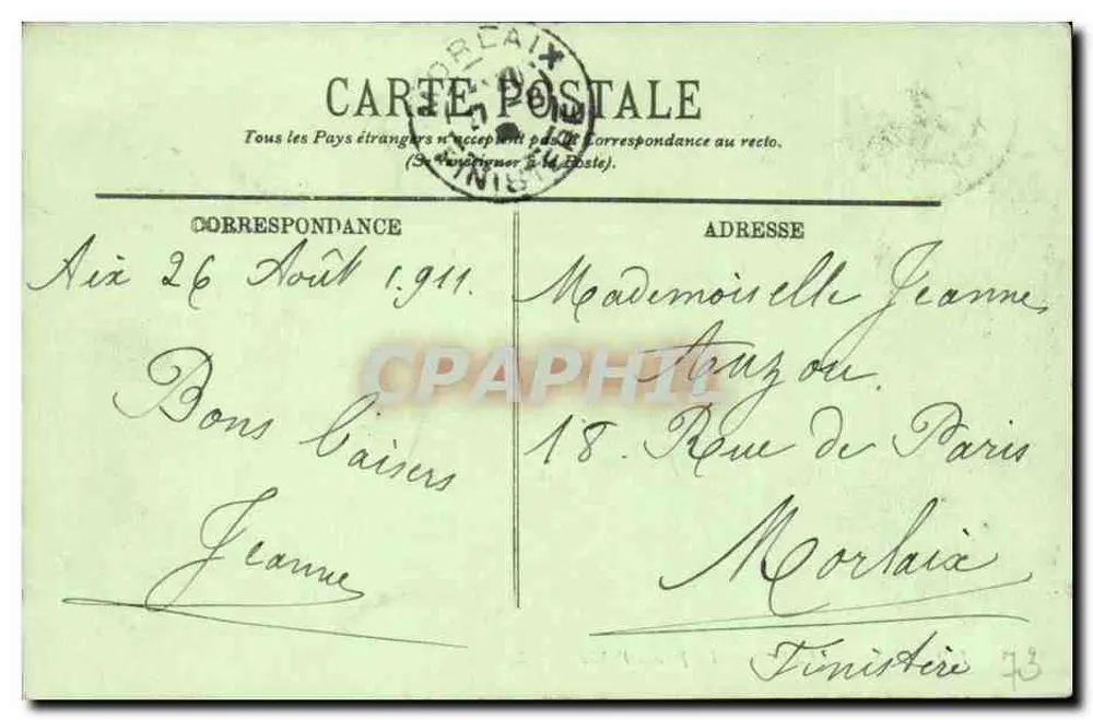 Aix-les-Bains — O Jardim Público — LL. — N° 139 - Verso
