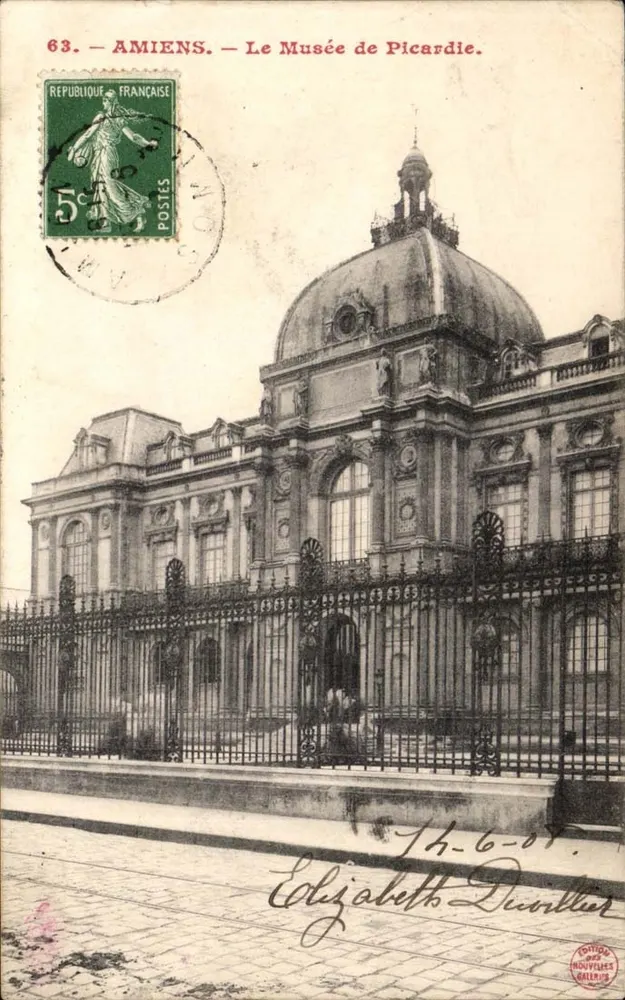 Amiens — Muzeum Picardii — Wydawnictwo Nowe Galerie, nr 63 - Awers