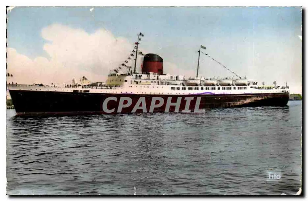 Dampfschiff « Maroc » — Compagnie Générale Transatlantique — Bordeaux - Vorderseite