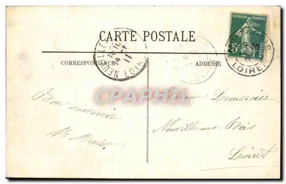 Montargis — A Porta do Castelo — LL. n°5 - Verso