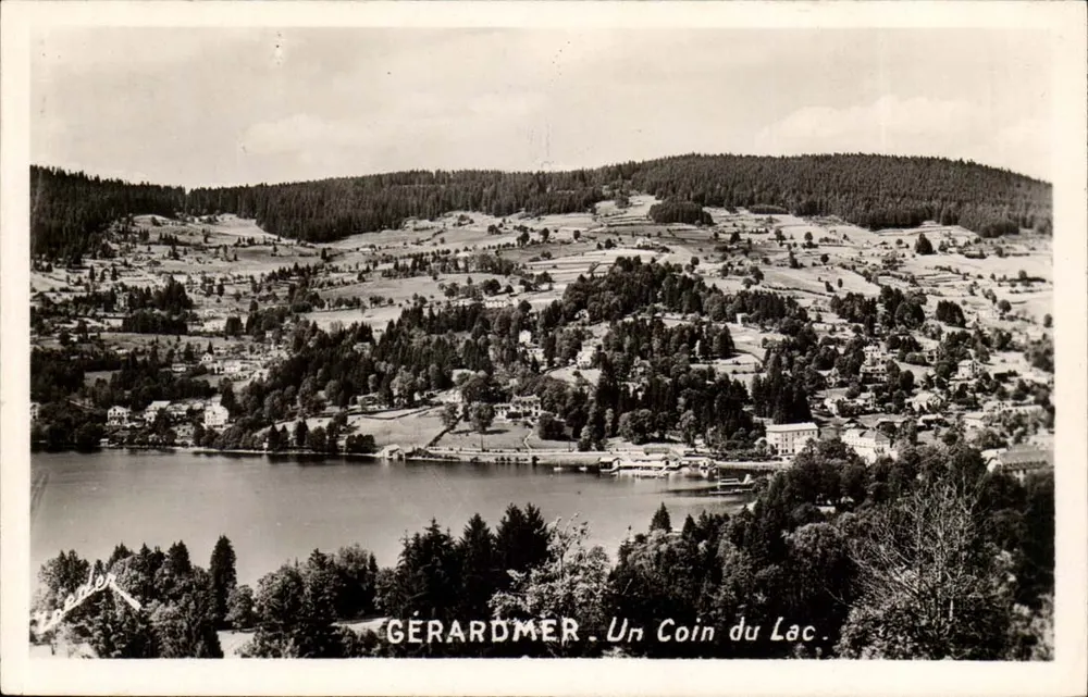Gérardmer — Um Canto do Lago — Edições V. Roeder, rua Stanislas, Nancy - Frente