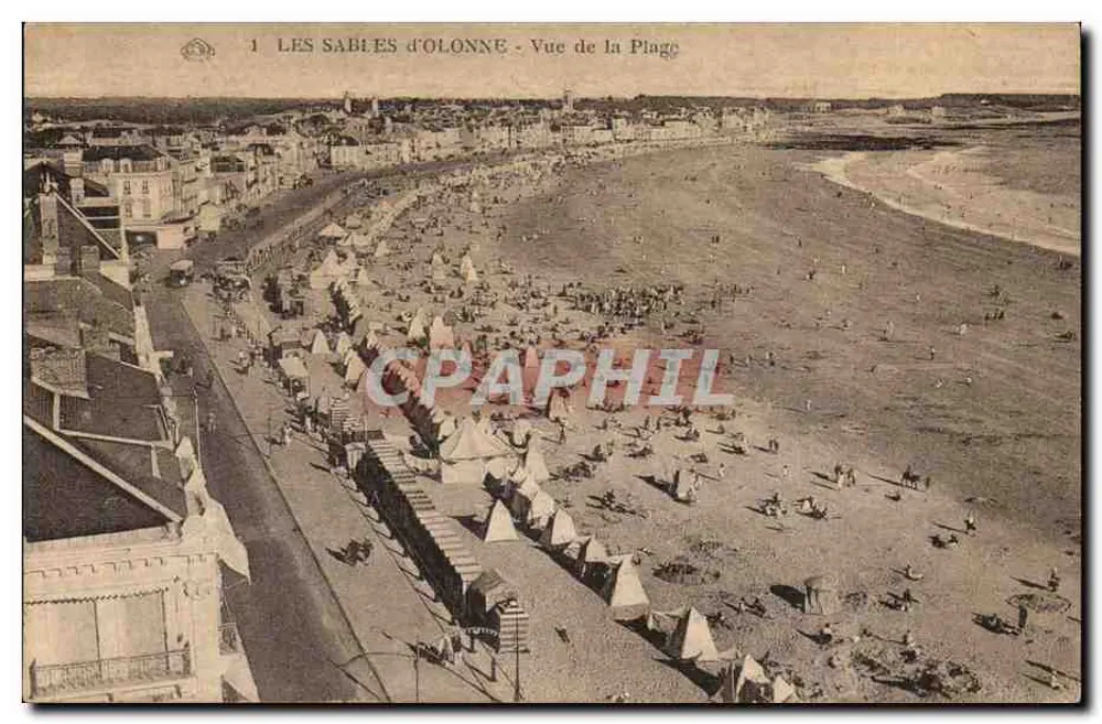 Les Sables d'Olonne — Vista da Praia - Frente