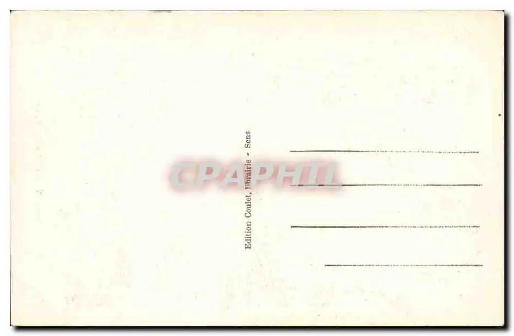 Sens (Yonne) — Katedra — Wydawnictwo Coulet, Sens - Rewers