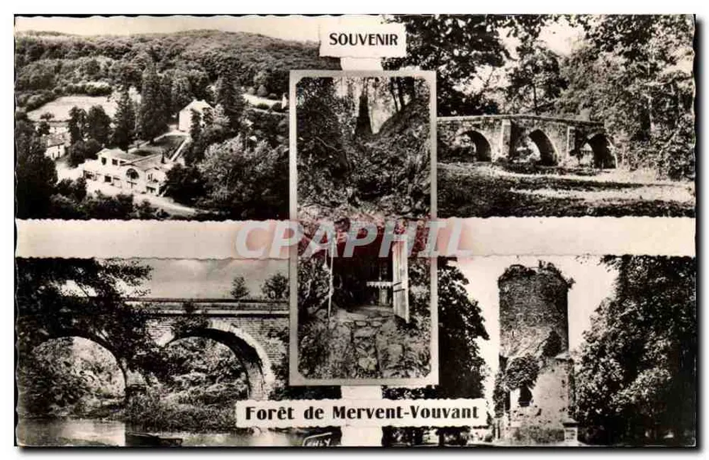 Floresta de Mervent-Vouvant — Lembrete — Edições Jehly-Papin - Frente