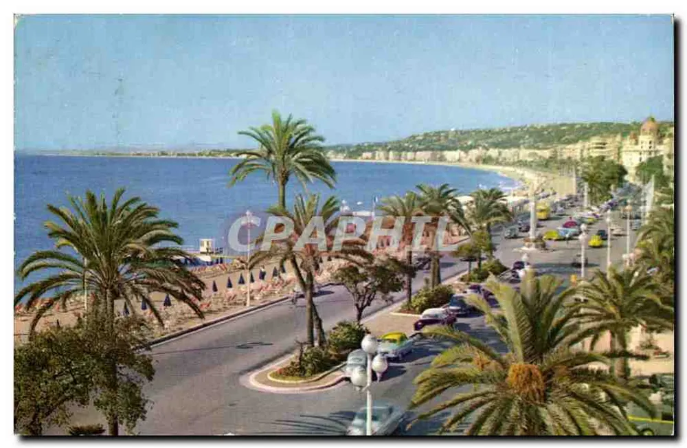 Nizza — De Promenade des Anglais — Edities van Kunst Monluet - Voorkant