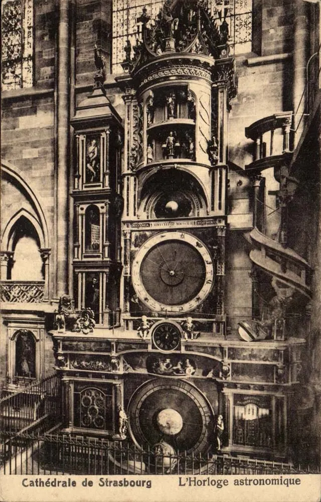 Cathédrale de Strasbourg — L'Horloge astronomique — éditeur non identifié - Recto