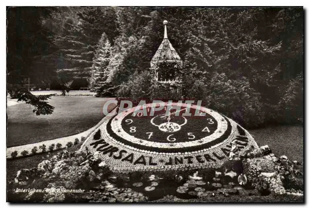 Interlaken, la montre fleurie — Kursaal Interlaken — éditeur non identifié - Recto