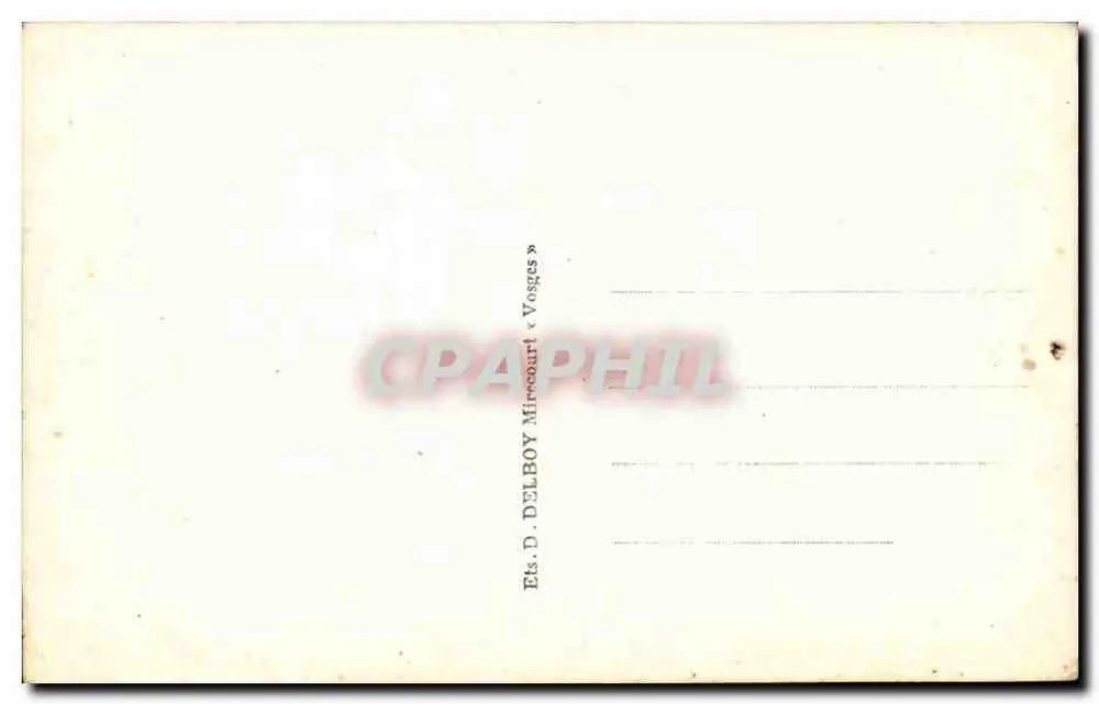 Dijon — Relógio de Jacquemart — Editor: Ets. D. Delboy, Mirecourt (Vosges) - Verso