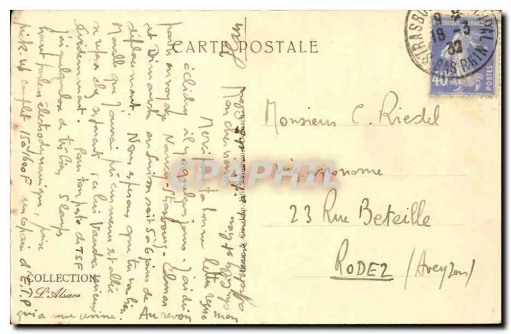Straßburg — Die Petite France - Rückseite