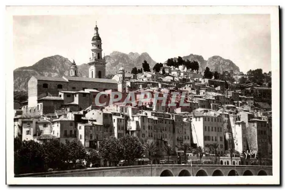Menton — La vieille ville — Les Borrone d'Art Française, Paris - Recto