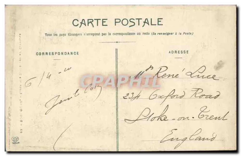 Toulouse - Saal der Ehrwürdigen am Capitole — Phototype Lagouze, Toulouse, n°22 - Rückseite