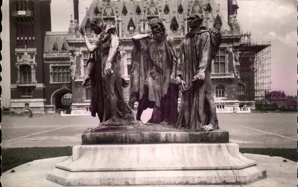 Calais - Les Six Bourgeois — Rodin, Bildhauer — Éditions O.P. Paris - Vorderseite