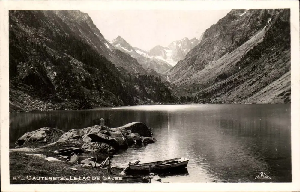 Cauterets — O Lago de Gaube — editor C.A.P. n° (49) - Frente