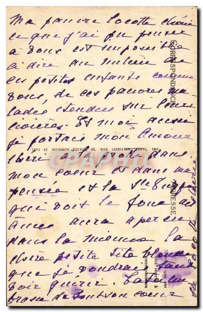LOURDES — A Gruta — LL - Verso
