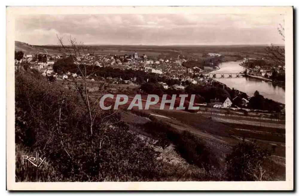 Joigny (Yonne) — Vista geral tirada da Côte St-Jacques — Edição R. Devaux - Frente
