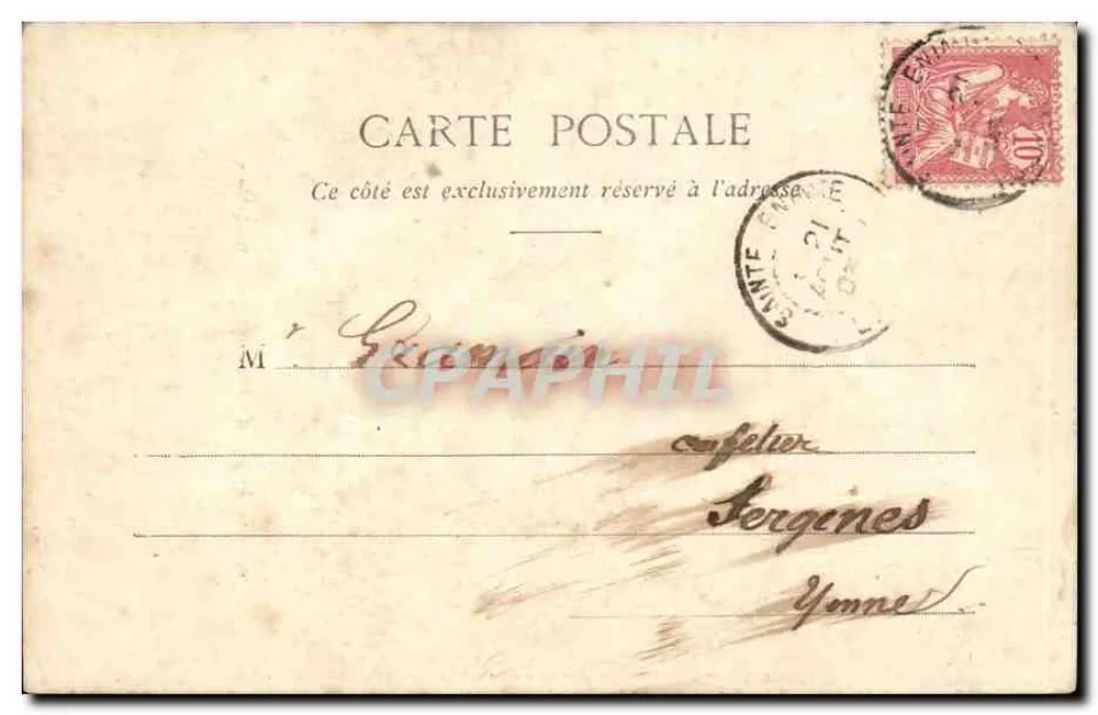 Gorges du Tarn — Schloss Rocheblave — Labonite (Verlag) - Serie 9 - Rückseite