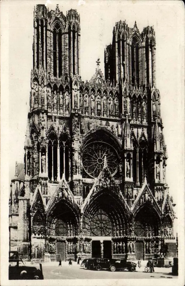 Reims — Catedral de Nossa Senhora — A. Quentinet, editor - Frente