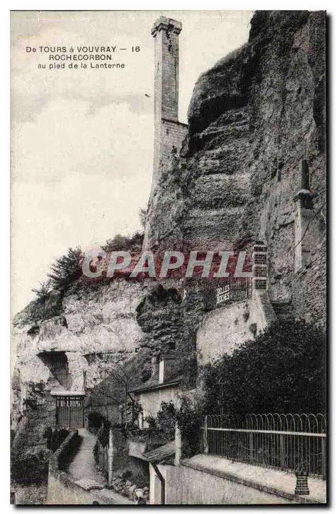 Von TOURS nach VOUVRAY — 16 ROCHECORBON am Fuße der Lanterne - Vorderseite