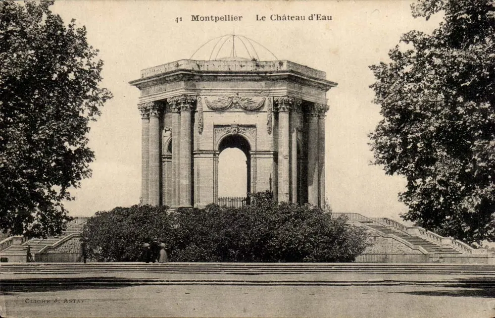 Montpellier — O Castelo da Água — Cliché J. Astay, n°41 - Frente
