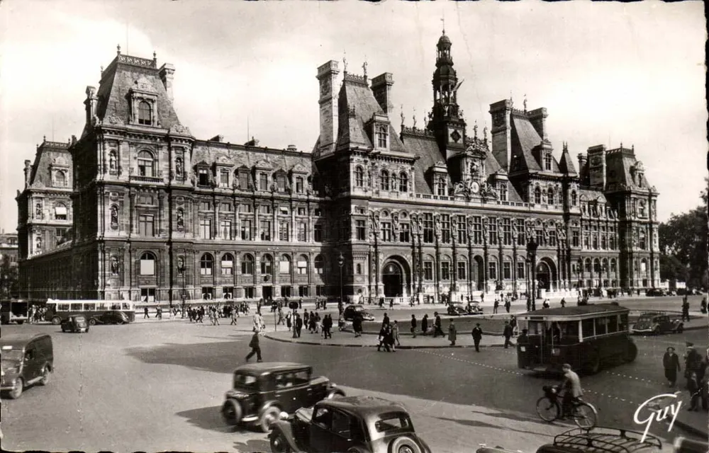 O Hôtel de Ville — Paris — editor Guy - Frente