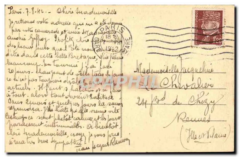 PARIS — O JARDIM DO LUXEMBURGO — Editor não identificado - Verso