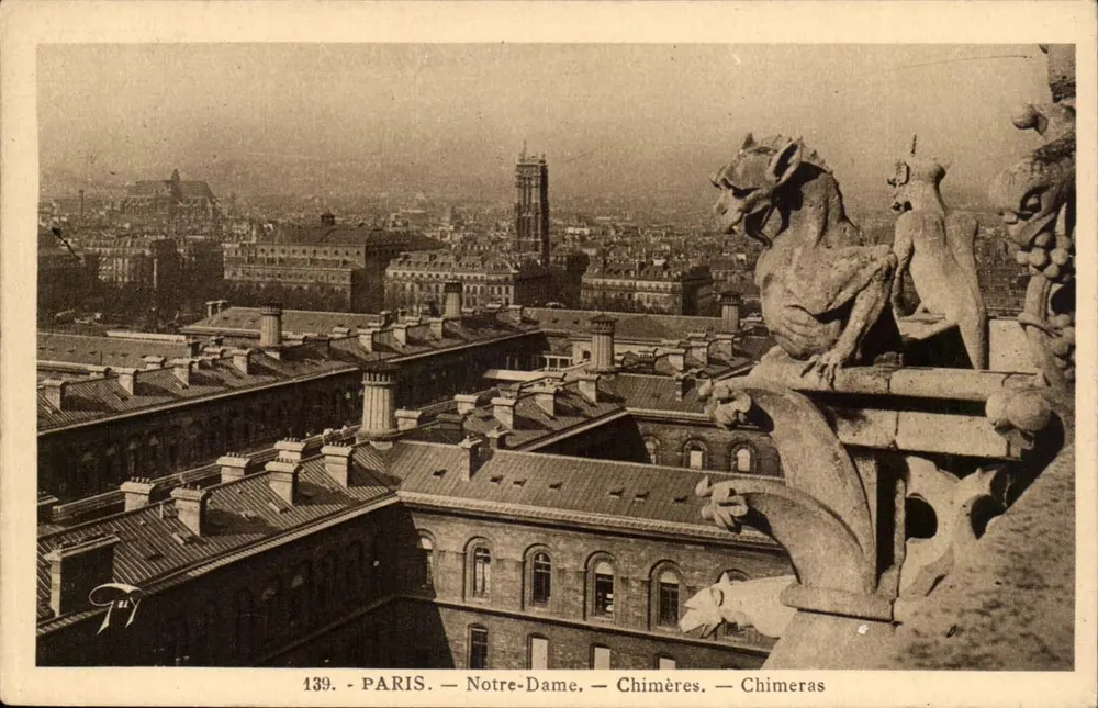Paris — Notre-Dame — Chimères — Goyes - Frente