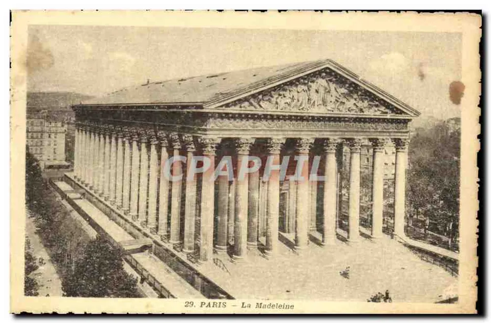 Paris - La Madeleine — editor L'Abellie, n°29 - Frente