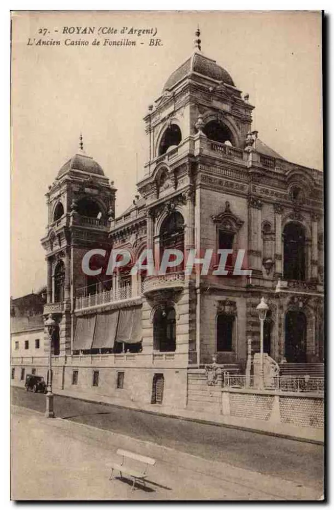 Royan (Côte d'Argent) — Das alte Casino von Foncillon — BR. n°27 - Vorderseite