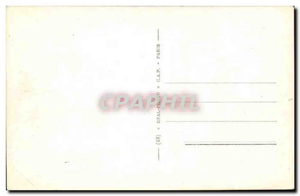 Alençon — O Castelo — editor C.P.A.P.H.I.L. n° 92 - Verso