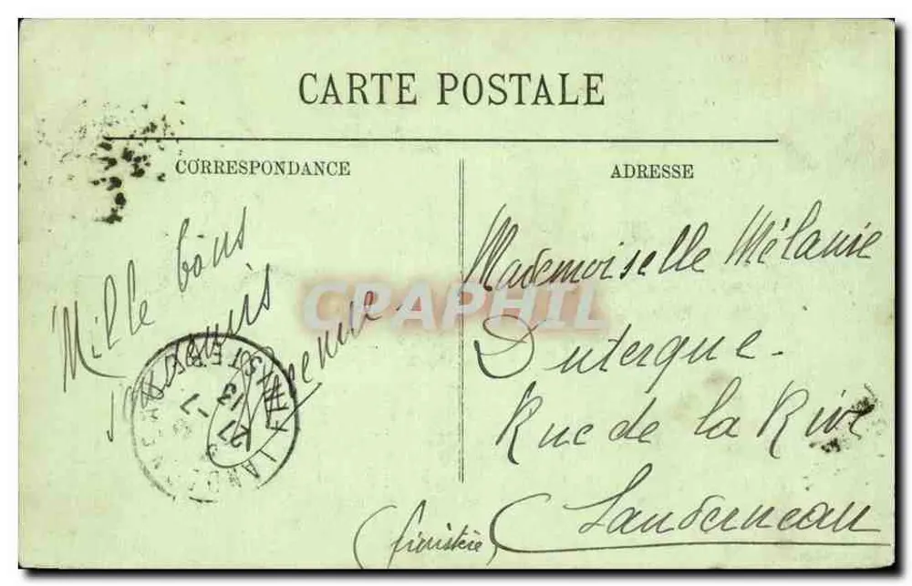 Alençon — Vista geral tirada da Notre-Dame — LL, n°59 - Verso