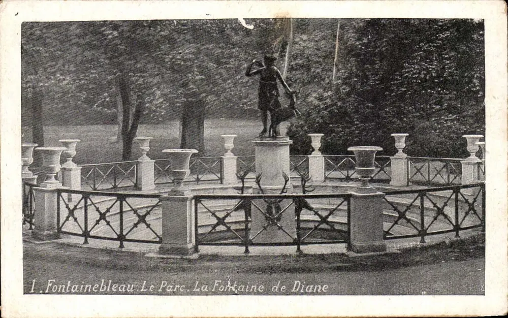 Fontainebleau. Der Park. Die Fontaine de Diane — unbekannter Verlag, Seriennummer 1 - Vorderseite