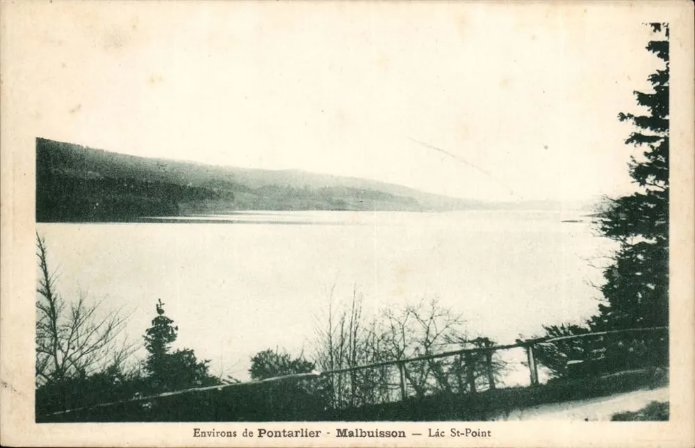 Arredores de Pontarlier - Malbuissson — Lago St-Point — Editor Faitre-Veaux - Frente