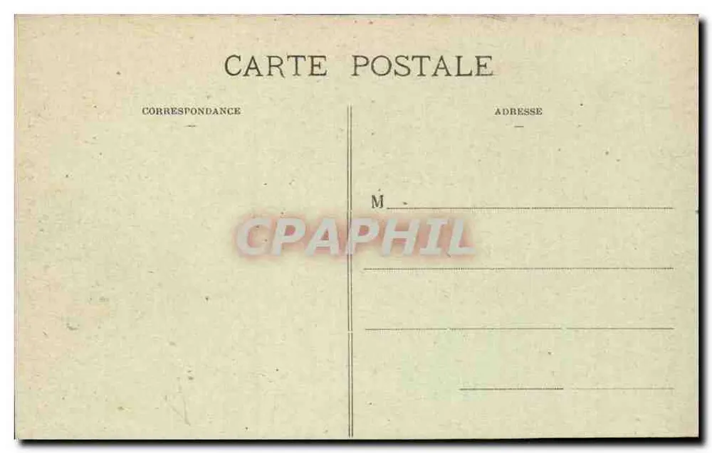 Toul Pittoresk — Der Garten des Rathauses — Gordolie und Briquet, Verleger, Toul - Rückseite