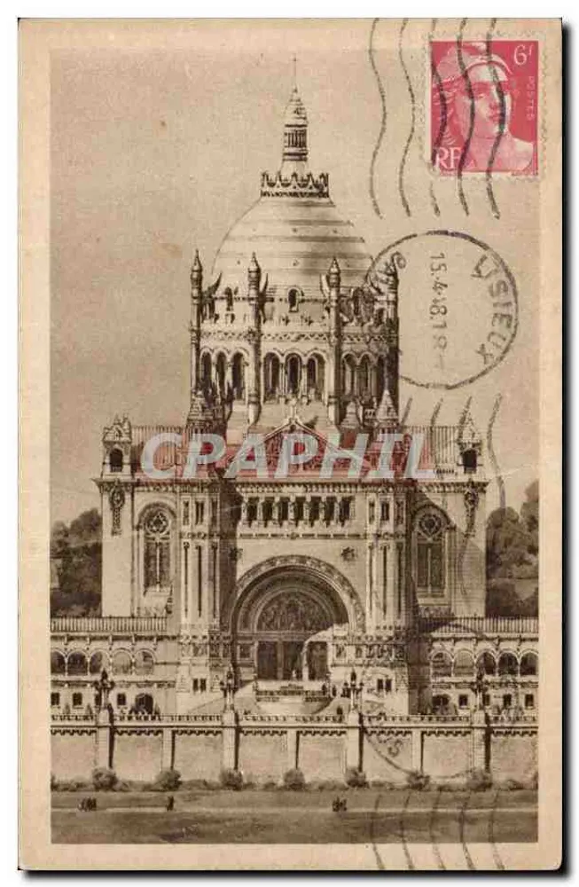 A Basílica de Lisieux — Fachada e Domos — editor BOL - Frente