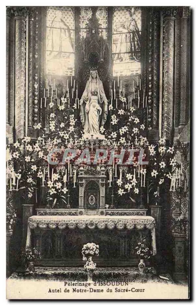 Pilgerreise von Issoudun — Altar der Notre-Dame du Sacré-Cœur — Verlag nicht sichtbar - Vorderseite