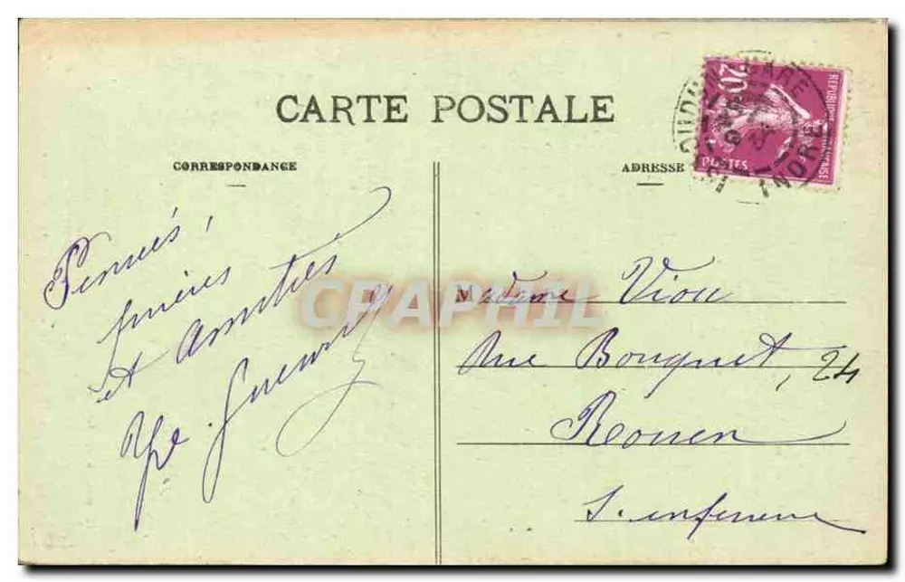 Pilgerreise von Issoudun — Altar der Notre-Dame du Sacré-Cœur — Verlag nicht sichtbar - Rückseite