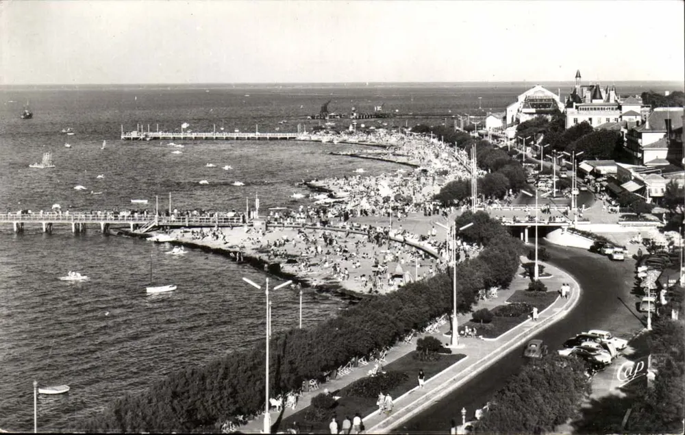 Arcachon — Bassin, die Strände und der Boulevard — Cie des Arts Photomécaniques - Vorderseite