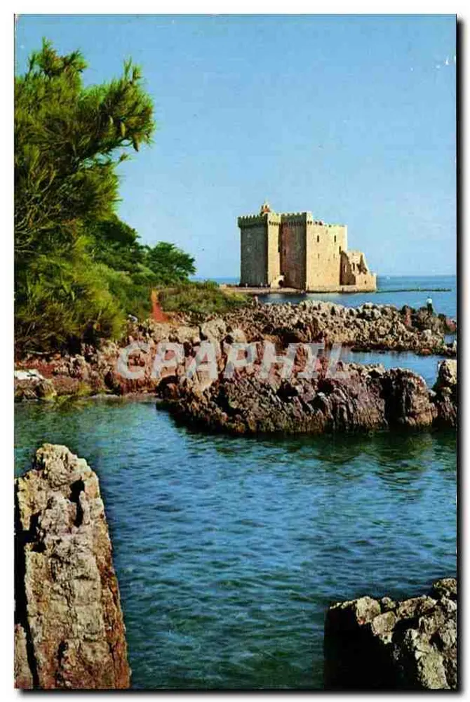 Ruinen des alten befestigten Schlosses der Abtei Lérins — In der Nähe von Cannes — Éditions d'Art Montluçon - Vorderseite