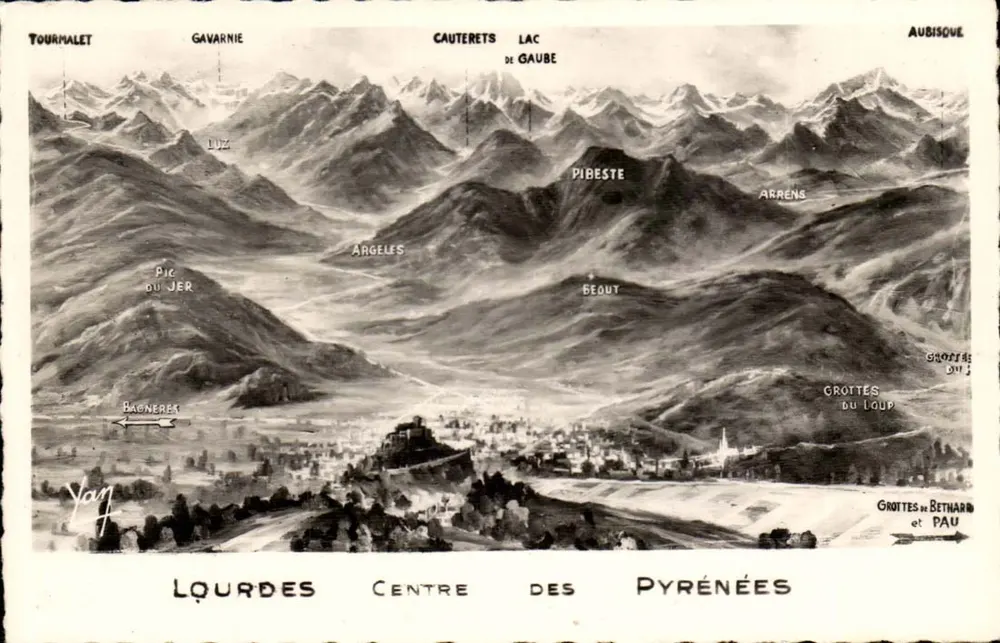 Lourdes — Centro das Pirineus — Edição Lourdes - Frente