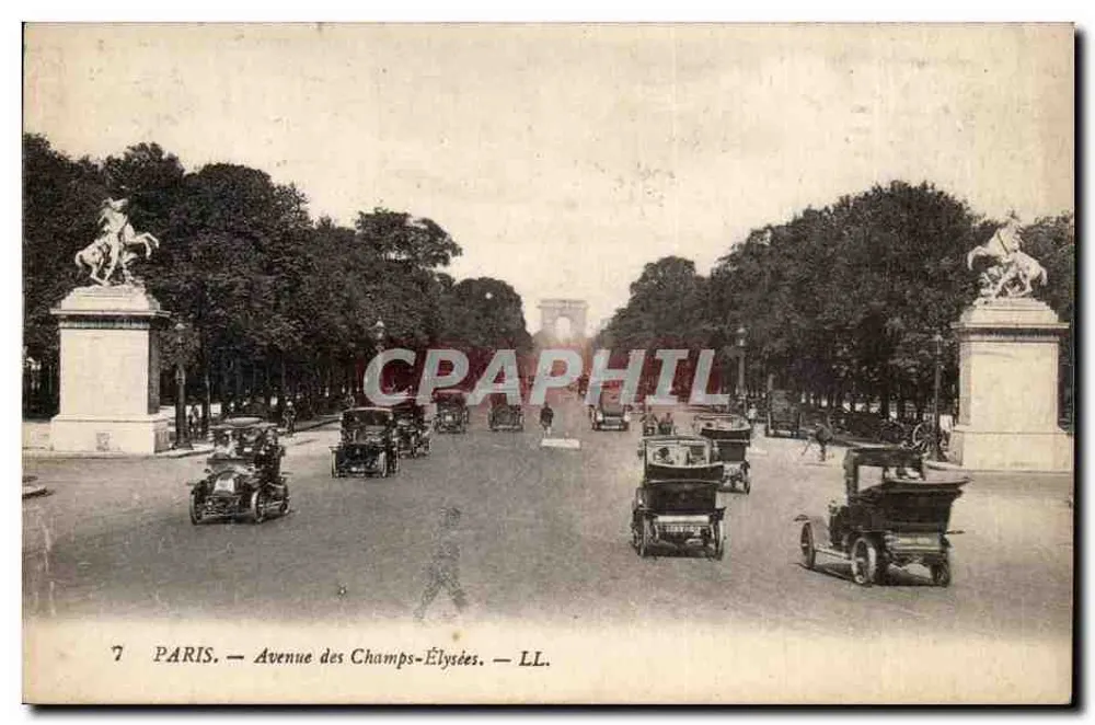 Paris — Avenida dos Campos Elísios — LL. - Frente