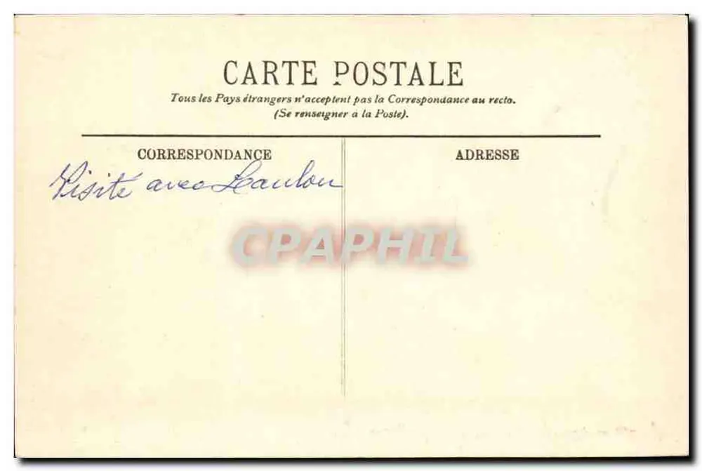 Langeais — O Castelo — Facha interior — LL. - Verso