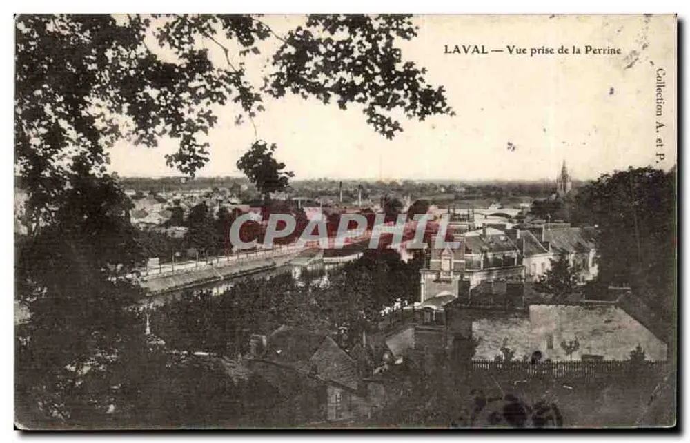 A Valle — Vista tirada da Perrine — Coleção A. e P. - Frente