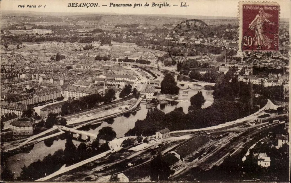 Besançon — Panorama tirado de Brégille — LL. — Vivid Paris n°1 - Frente