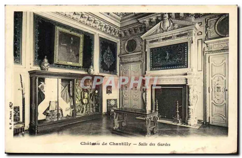 Castillo de Chantilly — Sala de las Guardias — G. F. Paris - Anverso